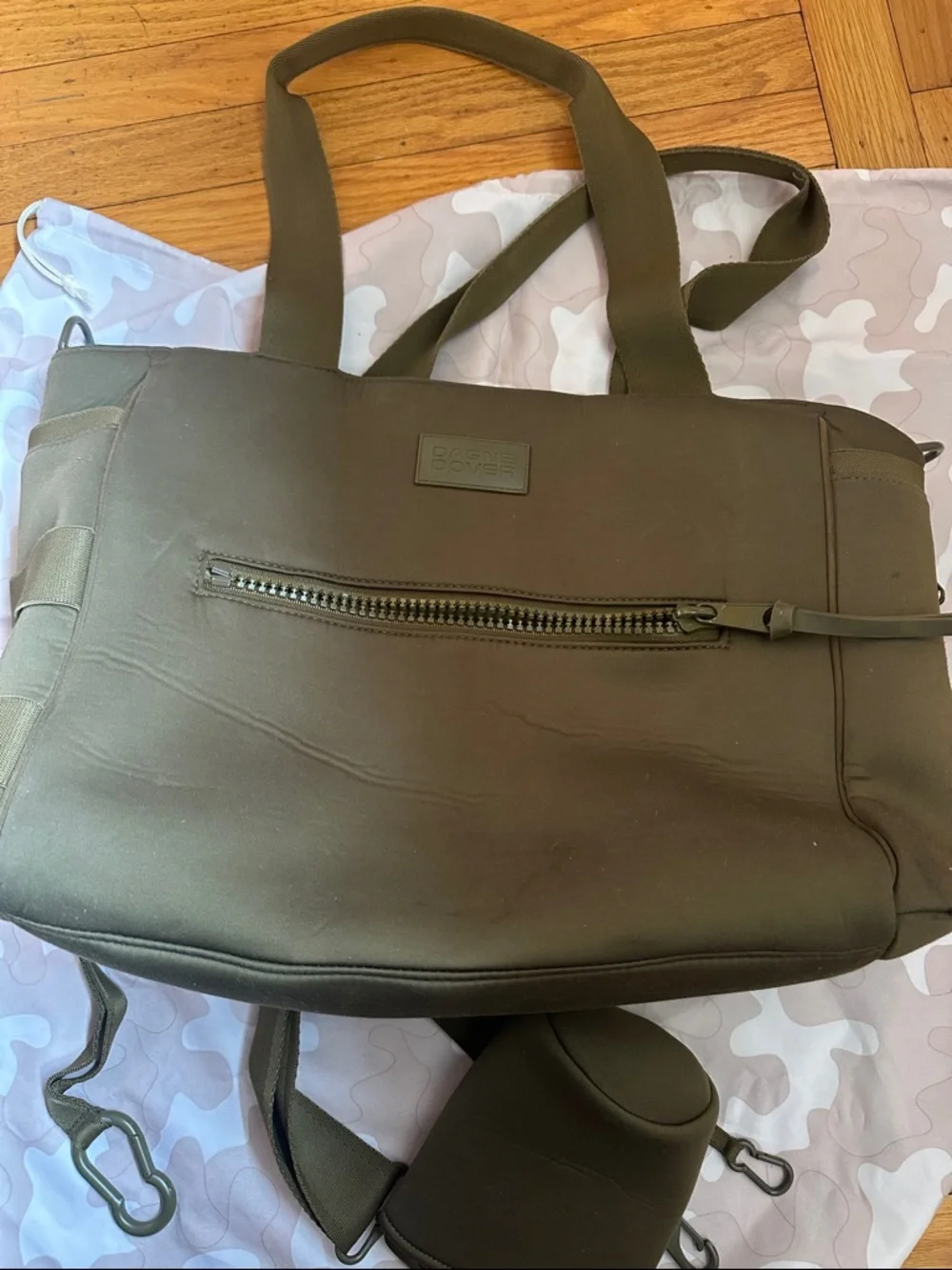 Dagne Dover Wade Diaper Bag in Dark Moss